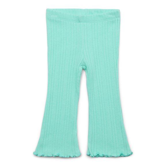 Garanimals Baby Girl Hacci Rib Flare Leggings, Sizes 0-24 Months