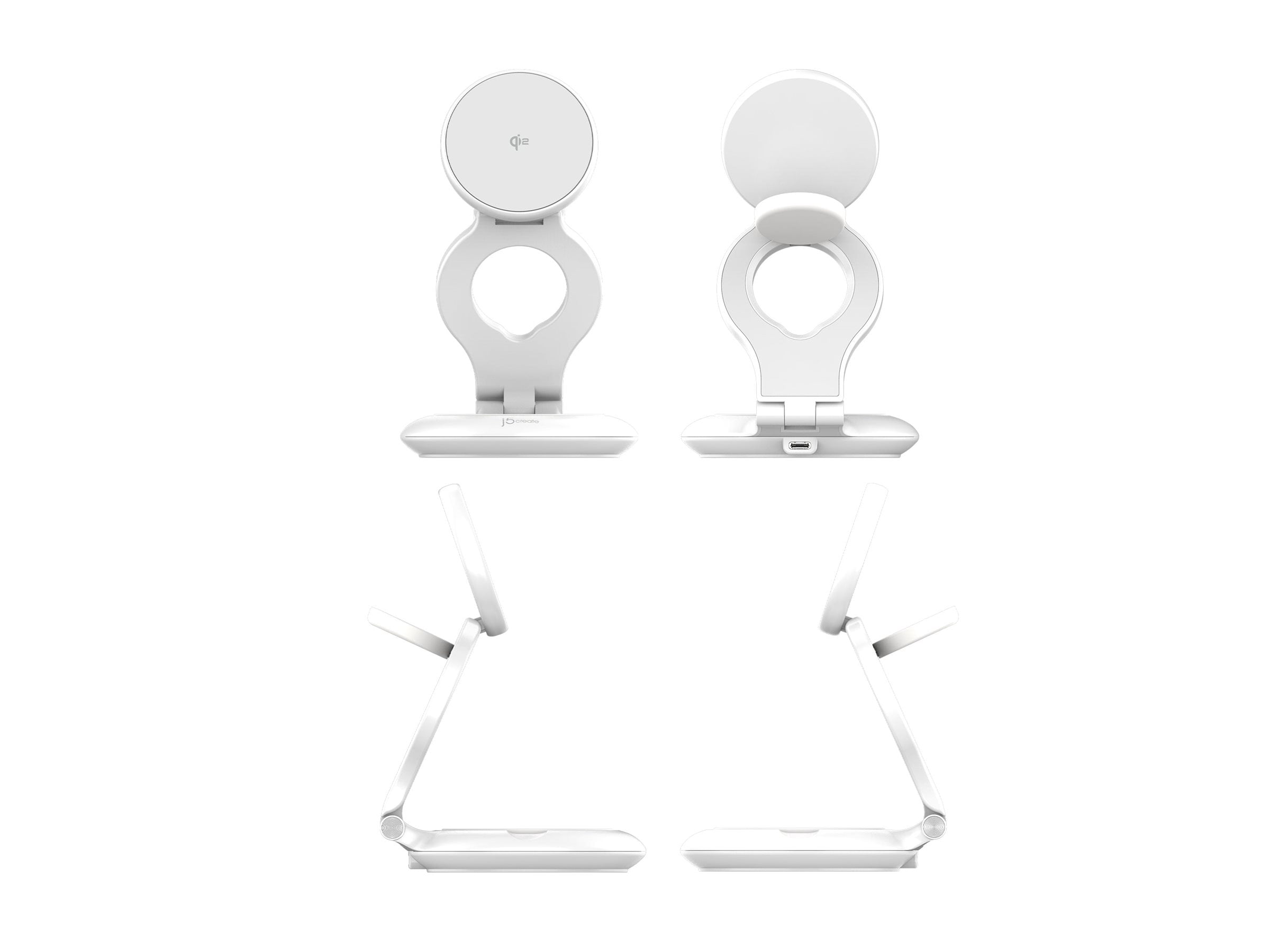 j5create Qi2 3-in-1 Magnetic Foldable Wireless Charging Station, JUPW3415