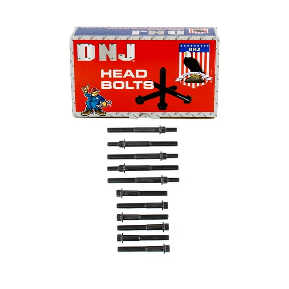 DNJ HBK1122 Head Bolt Kit Fits Cars & Trucks 97-02 Dodge Jeep Cherokee 2.5L OHV 8v Cu. 153