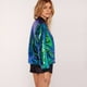 thumbnail image 2 of Moda mujer lentejuelas abrigo chaqueta de bombardero de manga larga con cremallera Streetwear inf Chicuu  Chaqueta, 2 of 7