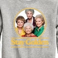 thumbnail image 3 of Golden Girls - Stay Golden Group - Toddler And Youth Crewneck Fleece Sweatshirt, 3 of 5