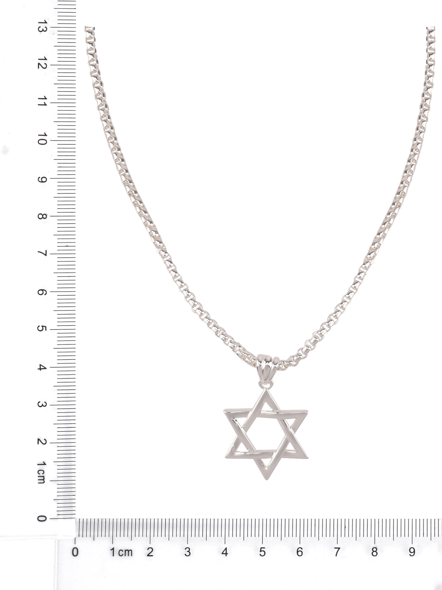 Believe by Brilliance Adult Male SS Star of David Pendant Necklace