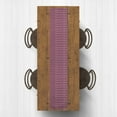thumbnail image 2 of Creative Products Sketch Stripes Burgundy 16x90 Poly Twill Table Runner, 2 of 3