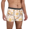 thumbnail image 4 of Cauagu Cute Bee Gnome Print Boxer Briefs for Men,Comfortable Breathable Men's Underwear Moisture Wicking Underpants -Medium, 4 of 8
