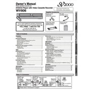 New Funai SV2000 WV806 DVD/VCR Combo Player