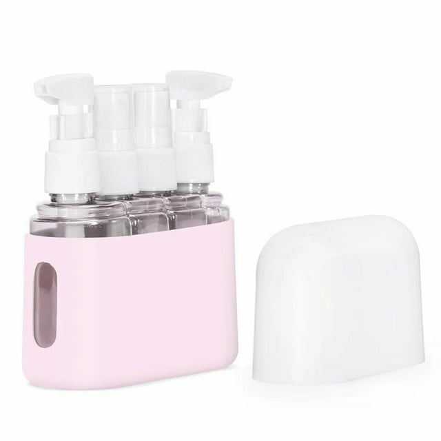 Kieccall Travel-sized Travel-sized Transparent Plastic Spray Bottle For Shampoo And Conditioner Portable Set Mini Shampoo Dispenser Portable Travel Bottle Set