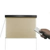 Keystone Fabrics Premier 6' x 8' Motorized Outdoor Sun Shade with Protective Valance and Remote, Telluride