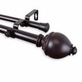 thumbnail image 2 of Ramona 1" Double Curtain Rod-Color:Satin Nickel,Size:66-120", 2 of 4