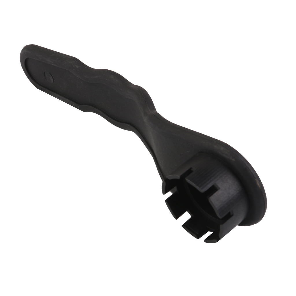 PVC Air Valve Wrench 8-Groove Repair Wrench Tool for Inflatable Boats Black