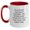 White/Red, variant on Funny CPA Gifts from Friends and Family - Two Tone Coffee Mug, If At First You Don't Succeed, Try Doing What Your Cpa Told You To Do The First Time.