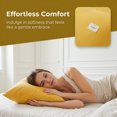thumbnail image 3 of Unique Bargains 2 Pack Cotton Pillowcase Smooth Cooling Pillow Cases Envelope Closure Queen Yellow - Khaki, 3 of 5