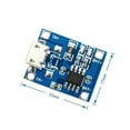 thumbnail image 1 of 100 Pcs/lot Carte de Chargement de Batterie au Lithium 5V Micro USB 1A TP4056 18650 avec Module Charr de Protection, Sécurité et Fiabilité, 1 of 2