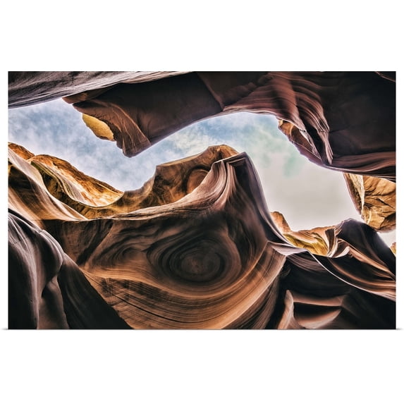 Great BIG Canvas | Rolled Scott Stulberg Poster Print entitled The slot canyons of Antelope Canyon in Page, Arizona