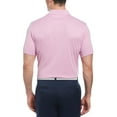 thumbnail image 3 of Ben Hogan Men's and Big Men’s Birdseye Geometric Print Jacquard Golf Polo Shirt, up to Size 5XL, 3 of 4