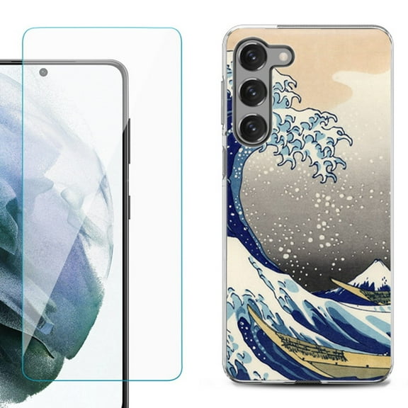 Shockproof Fashion Phone Case for Samsung Galaxy S23 5G, by OneToughShield ® - Great Wave