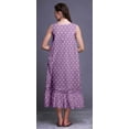 thumbnail image 2 of Bimba Lavender3 Robe de Nuit en Coton à Imprimé Floral Rose pour Femmes, Sans Manches, Tenue de Nuit, Robe Maxi X-Small, 2 of 6