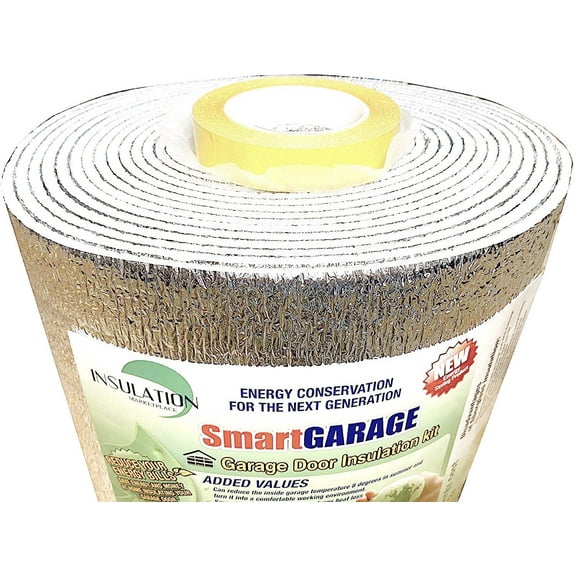 SmartGARAGE- Reflective Garage Door Insulation Kit - 7' H x 9' W - 4 Panels Door