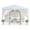 White, variant on Ktaxon 10'x10' Canopy Tent Wedding Outdoor Party with 4 Sidewalls White