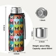 thumbnail image 7 of 20 Oz Boston Terrier Coffee Tumbler Double Wall Insulated Stainless Steel Water Bottle | Metal Reusable Thermoses Flask with Cup Cap | Leak & Sweat Proof with Anti-Dust Lid, 7 of 7