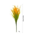 thumbnail image 3 of Artificial Wheat Stems | 5-Piece Lifelike Wheat Ears | 43cm Yellow Plastic Decorative Botanicals for Indoor Home Decor, 3 of 7