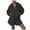 Black, variant on 2 Piece Sweatsuit Outfits for Women Half Zip Long Sleeve Pullover Sweatshirt Drawstring Shorts Lounge Set with Pockets Ladies Clothes