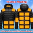 thumbnail image 4 of Chaleco calefactable eléctrico inteligente lavable unisex para caza deportiva senderismo, 4 of 9