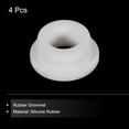 thumbnail image 3 of 4Pcs T Type Rubber Grommet Mount Dia 27mm ID 17mm H 13.5mm Seal Protection Flexible Hole Plugs White, 3 of 5