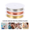 thumbnail image 4 of 3 Rolls Of Professional Craft Metal Wires Multi-function Beads Wires Convenient Jewelry Wires, 4 of 8