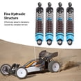 thumbnail image 3 of 1/10 Scale 95mm RC Shock Absorbers, Aluminum Alloy Oil Filled 4 Pack Set for Off Road Crawling High Speed Racing Performance Upgrade, 3 of 7
