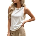 thumbnail image 2 of Fewfanhot Women Summer Tops Loose Fit Casual Flowy Tank Tops Square Neck Trendy Sleeveless Summer Tops Clothes Spring Outfits 2026, 2 of 9