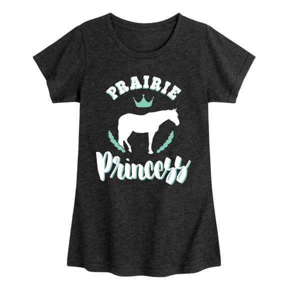 Instant Message - Prairie Princess Fitted Short Sleeve Graphic T-Shirt