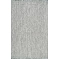 thumbnail image 2 of nuLOOM Courtney Braided Indoor/Outdoor Runner Rug, 2' 6" x 8', Salt and Pepper, 2 of 2