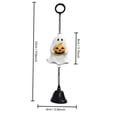 thumbnail image 2 of lhwanj Halloween Resin Bell Ornament Set with Pumpkin Skeleton Ghost Black Cat Designs for Spooky Home Door Window Decor, 2 of 5