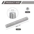 thumbnail image 2 of Tige Entièrement Filetée 1/2 Pouces-13, 4 Pcs Acier Inoxydable 304 3.5 Pouces Vis Filetée, 2 of 7