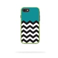 thumbnail image 1 of MightySkins LIFSLIP8-teal chevron Skin for Lifeproof Slam iPhone SE 2020 7 & 8 - Teal Chevron, 1 of 4