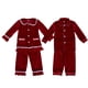 thumbnail image 4 of Nuevos pijamas de Navidad para niños, pijamas para niños, niño niña, PJS, encaje de terciopelo rojo, ropa de dormir de invierno de lujo, conjuntos de diseñador, 4 of 4