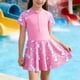 thumbnail image 1 of Odeerbi 3-13 Años Niñas Entrenamiento Vestido de Baño de Verano Lindo Estampado de Una Sola Pieza Traje de Baño Lindo, 1 of 9