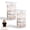 Medium 2PCS, variant on 2/4 Pack No-Pump Vacuum Storage Bags, Heavy-Duty Cube Compression Bags for Comforters and Clothes, Reusable Space-Saving Bags with Double Zip Seal, Clear Standing Storage Bags