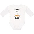 thumbnail image 3 of Inktastic Corgi Life is Rough Boys or Girls Long Sleeve Baby Bodysuit, 3 of 5