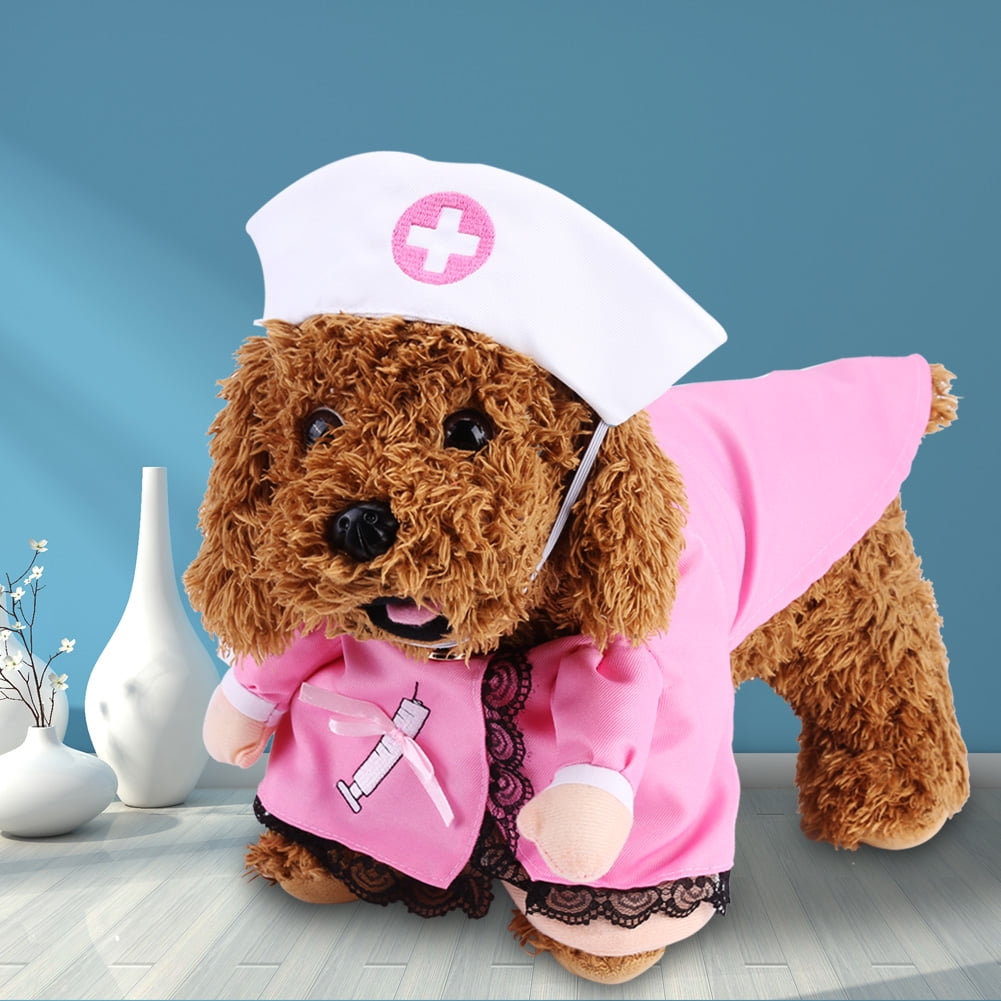 LYUMO Funny Pet Puppy Dog Cat Outfit Cosplay Nurse Clothes Christmas
