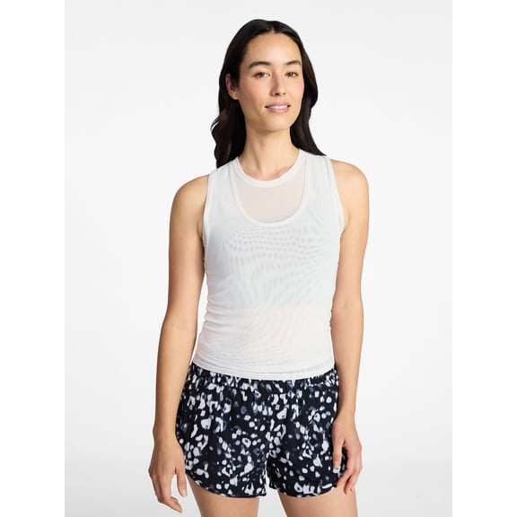 Avia Women's Double Mesh Tank Top, Sizes XS-XXXL
