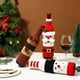 thumbnail image 4 of Christmas decoration knitting cartoon wine bottle set restaurant atmosphere layout dressing old man Snowman elk optional, 4 of 4