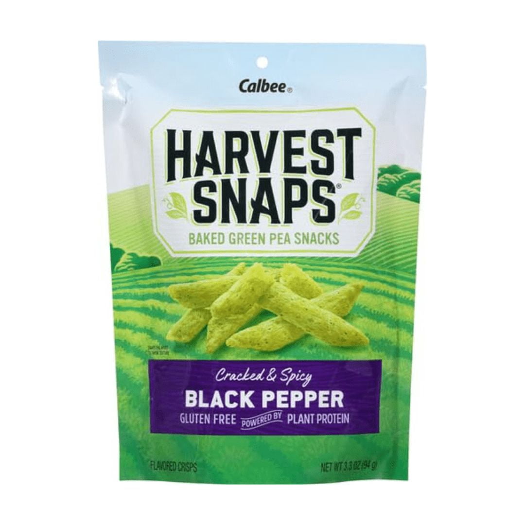 Variety Pack Harvest Snaps Veggie Chips, 4 Flavor Assortment - Zesty Ranch, Tomato Basil, Mango Chili Lime, Black Pepper - Healthy Baked Veggie Snack, Gluten-Free, High Fiber, 4 Pack