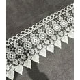 thumbnail image 2 of White Macrame Lace Medallion Window Curtain Valance, 2 of 5