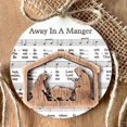 thumbnail image 1 of Adorno de natividad con partitura musical, adorno colgante de madera para natividad, regalos cristianos de Pascua, regalos religiosos para mujeres, regalos católicos para mamá y papá (Away in A Manger, 1 of 7