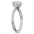 thumbnail image 3 of Empire Jewelry Hidden Halo Engagement Ring for Women - 1.7 Ct Cushion Cut Moissanite - 14K White Gold Plated Ring - Unique Proposal Ring for Her - Anniversary or Birthday Gift, 3 of 3