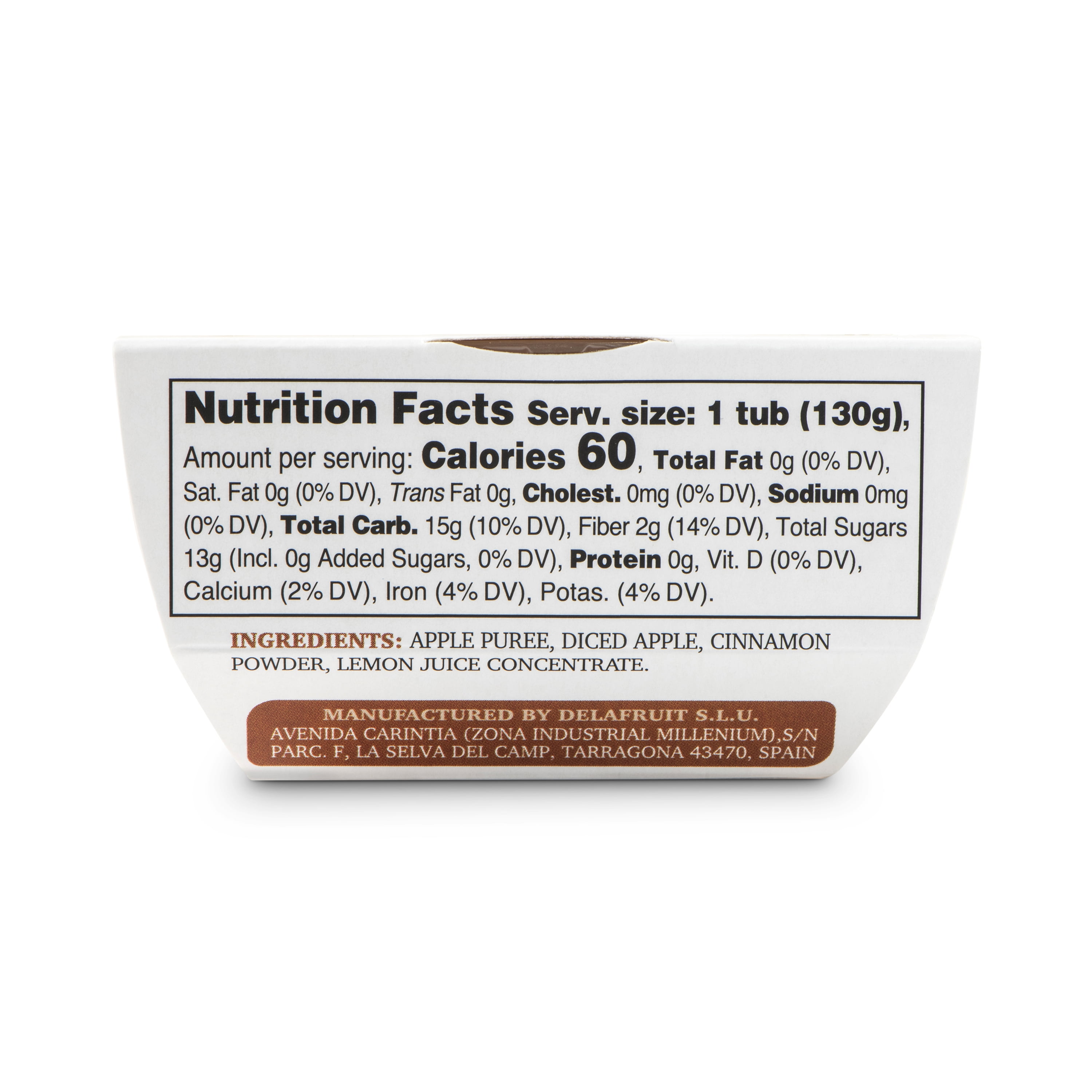 Best Press Fresh Baby Food, Apple, Apple Dices and Cinnamon, For Toddlers 24 Months Plus, 4.6 oz Tub