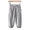 Gray, variant on LYMAYTER Boys Girls Pants Kids Casual Sweatpants Elastic Waist Drawstring Comfortable Soft Spring Autumn Daily Wear