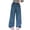 ZTE-Blue, variant on mgoYE Girls Baggy Jeans Size 10-12 Girls Cute Wide Leg Flared Jeans Kids Oversized Elastic Waist Paper Bag Pants with Pockets Ripped Jeans for Girls |Blue,10-12 Years