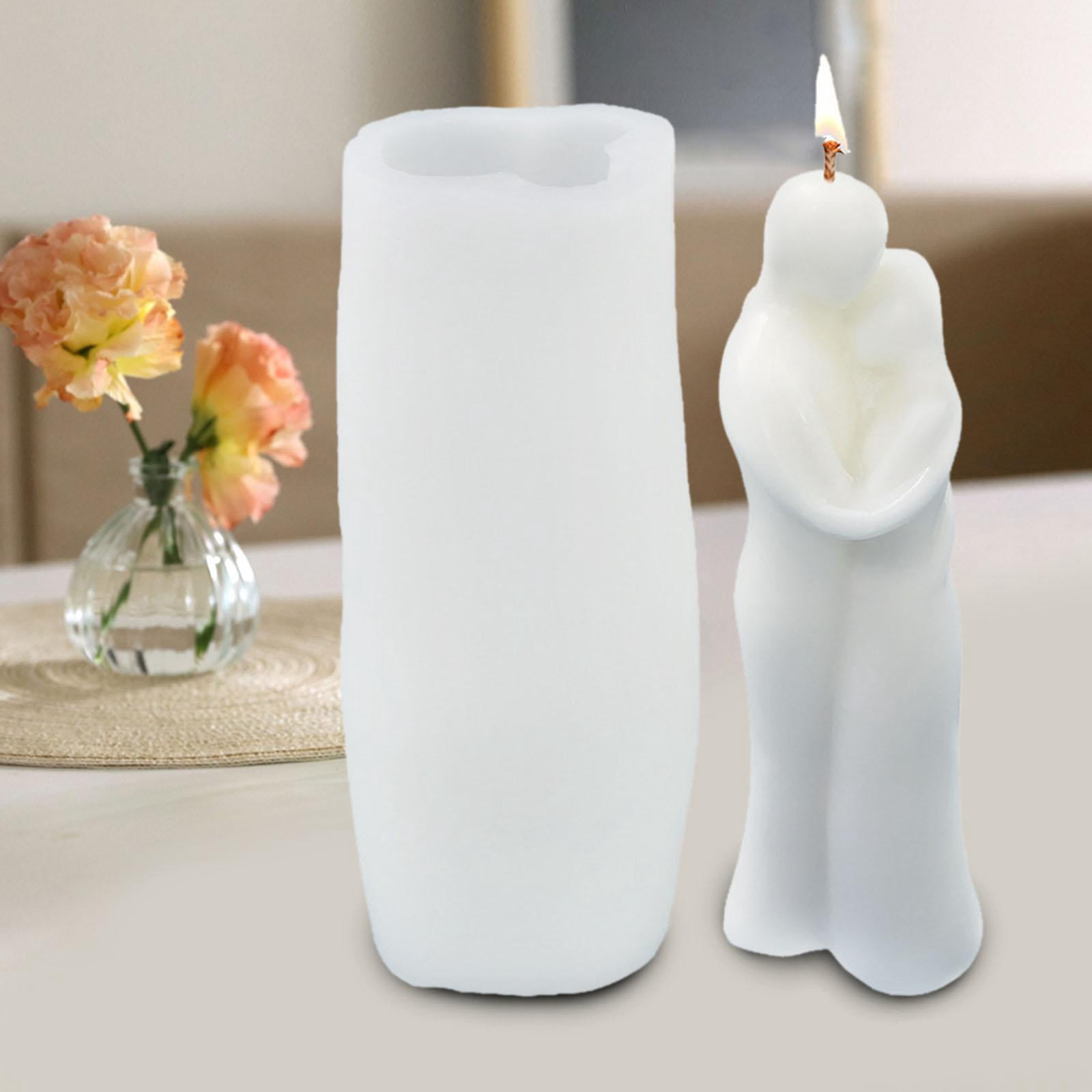 Silicone Candle Valentine Gifts Ornaments crafts Human Figure Candle for Soap Plaster Candle Making Supplies B
